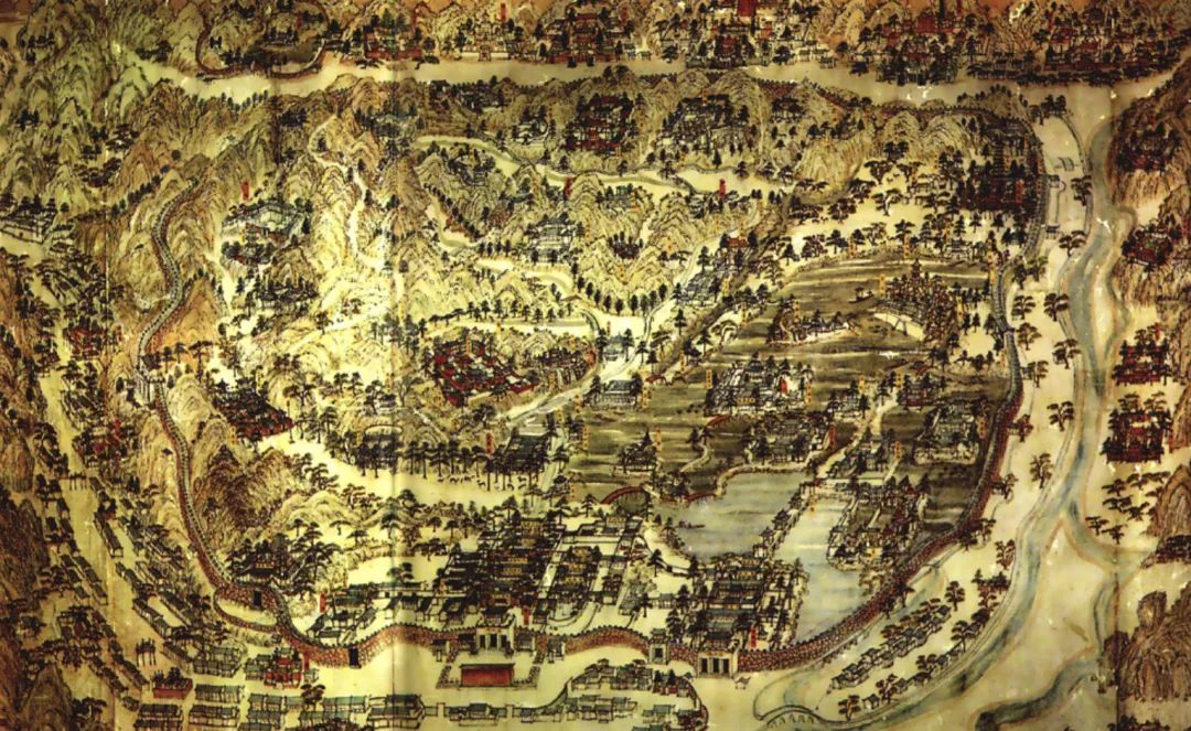 游走在制图学与山水画之间的中国传统地图