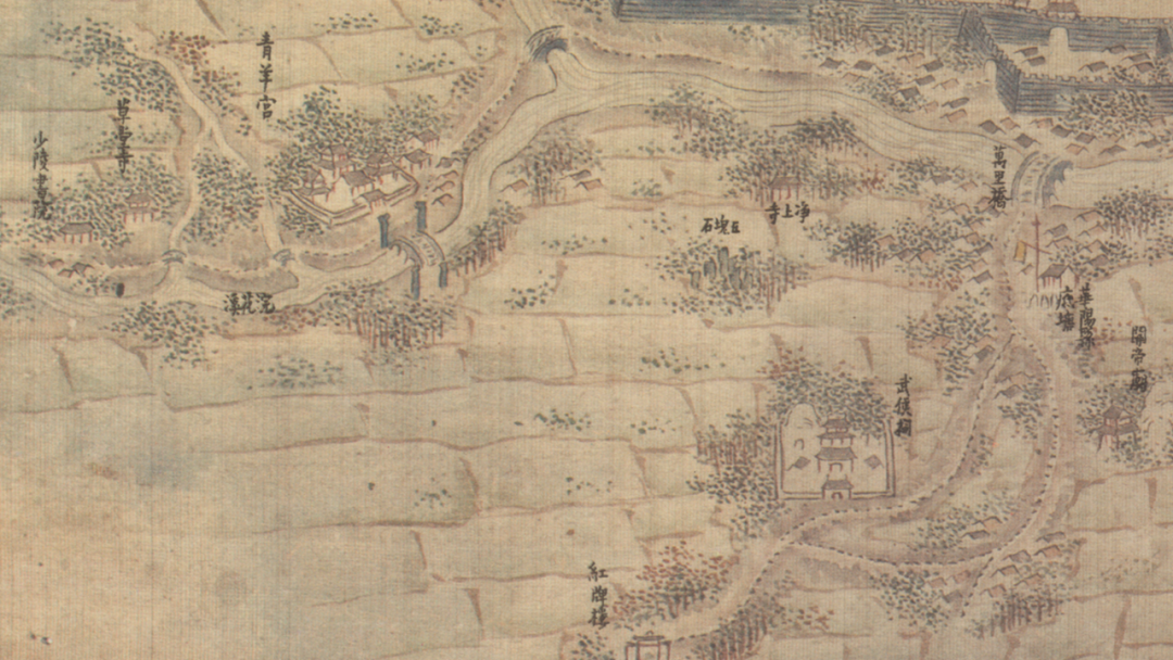 地图上的成都千年城建史 地图上的成都千年城建史