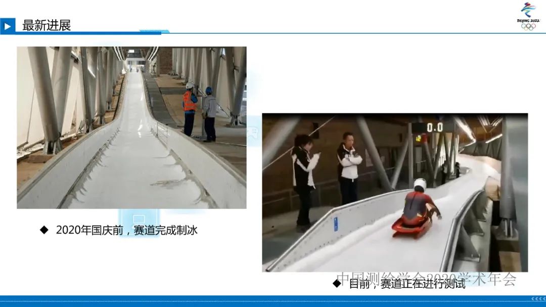 北京冬奥会国家雪车雪橇中心赛道检测
