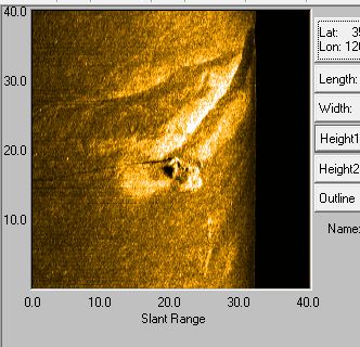 终于找到海底的丢失的大铁锚