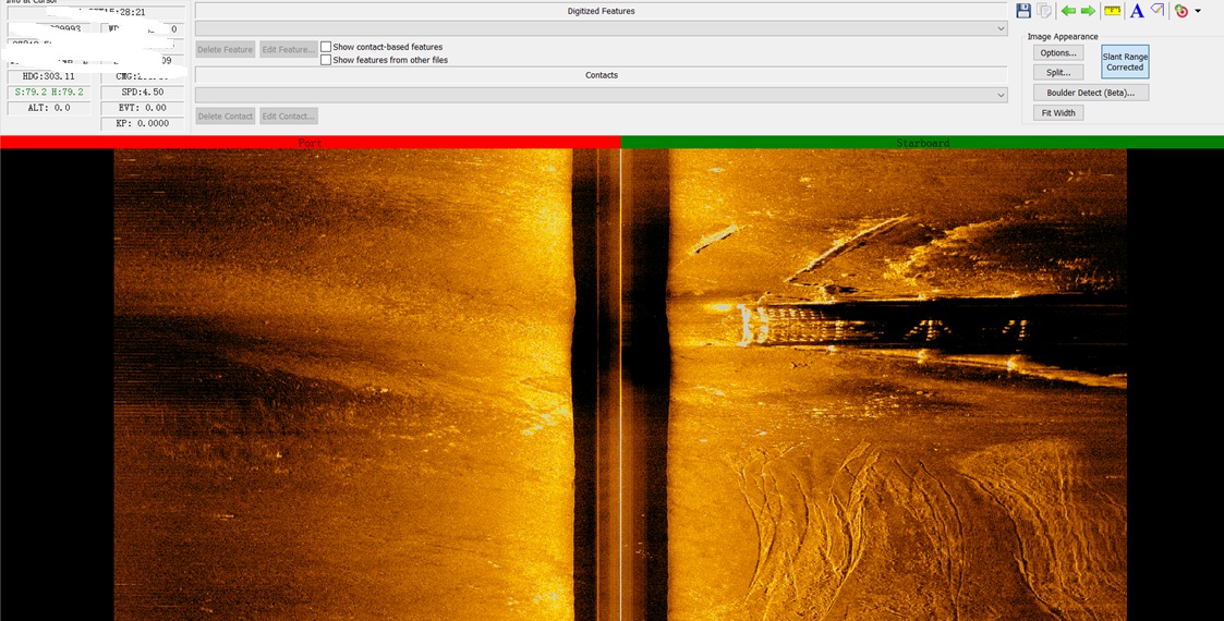 SonarWiz7 读取侧扫声呐数据