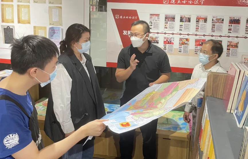 [广西]自治区自然资源厅来梧开展涉密测绘成果及国土调查成果保密检查和地图市场检查工作