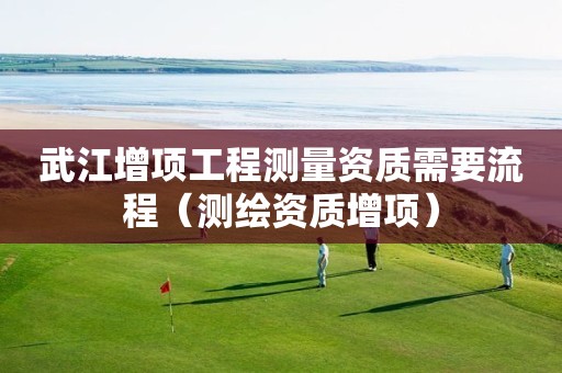 武江增项工程测量资质需要流程（测绘资质增项）