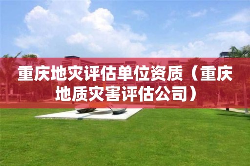 重庆地灾评估单位资质（重庆地质灾害评估公司）