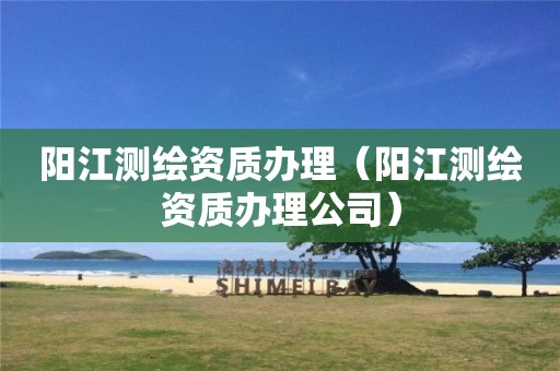 阳江测绘资质办理(阳江测绘资质办理公司)