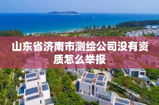 山东省济南市测绘公司没有资质怎么举报
