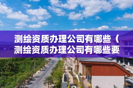 测绘资质办理公司有哪些(测绘资质办理公司有哪些要求)