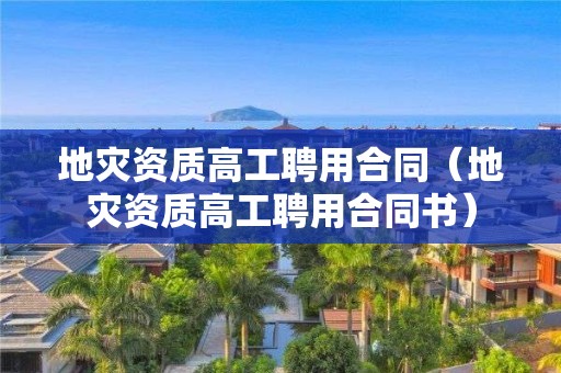 高工聘用合同书）