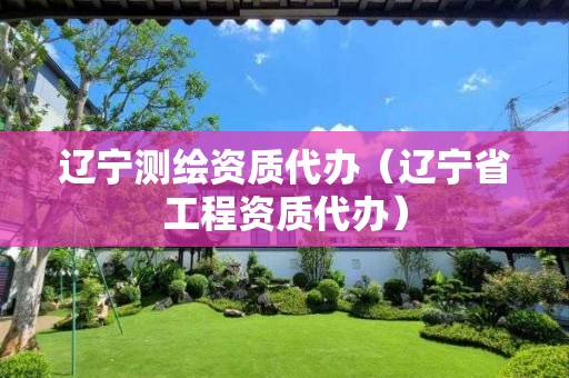 辽宁测绘资质代办（辽宁省工程资质代办）