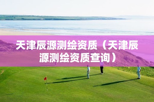 天津辰源测绘资质(天津辰源测绘资质查询)