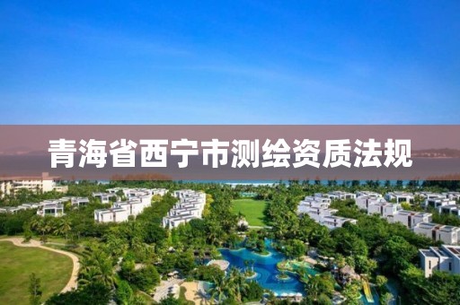 青海省西宁市测绘资质法规