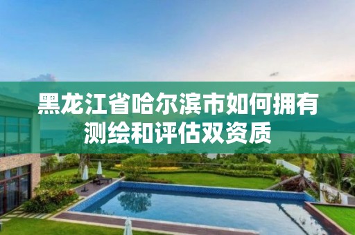 黑龙江省哈尔滨市如何拥有测绘和评估双资质