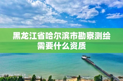 黑龙江省哈尔滨市勘察测绘需要什么资质