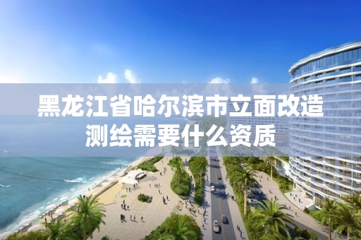 黑龙江省哈尔滨市立面改造测绘需要什么资质