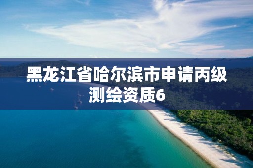 黑龙江省哈尔滨市申请丙级测绘资质6 黑龙江省哈尔滨市申请丙级测绘资质6