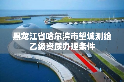 黑龙江省哈尔滨市望城测绘乙级资质办理条件 黑龙江省哈尔滨市望城测绘乙级资质办理条件