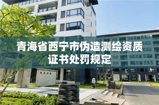 青海省西宁市伪造测绘资质证书处罚规定