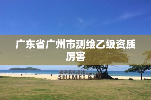 广东省广州市测绘乙级资质厉害