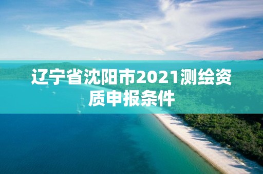 辽宁省沈阳市2021测绘资质申报条件
