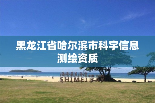 黑龙江省哈尔滨市科宇信息测绘资质 黑龙江省哈尔滨市科宇信息测绘资质