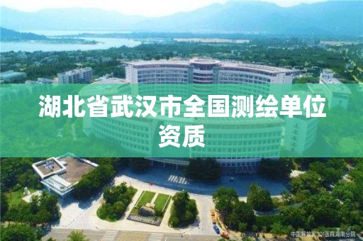 湖北省武汉市全国测绘单位资质