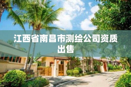 江西省南昌市测绘公司资质出售