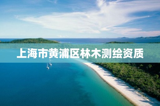 上海市黄浦区林木测绘资质