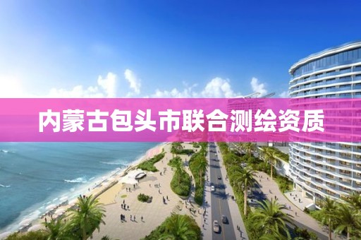 内蒙古包头市联合测绘资质 内蒙古包头市联合测绘资质