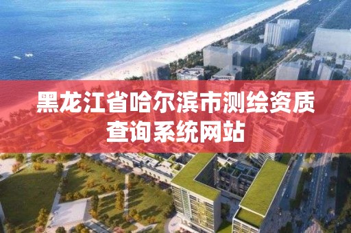 黑龙江省哈尔滨市测绘资质查询系统网站