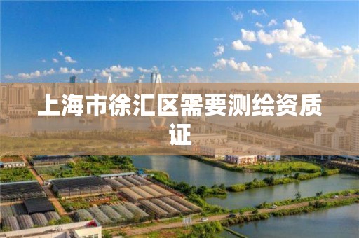 上海市徐汇区需要测绘资质证