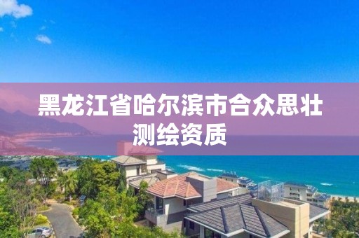 黑龙江省哈尔滨市合众思壮测绘资质