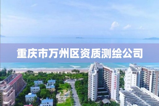 重庆市万州区资质测绘公司