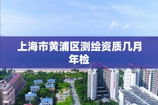 上海市黄浦区测绘资质几月年检 上海市黄浦区测绘资质几月年检
