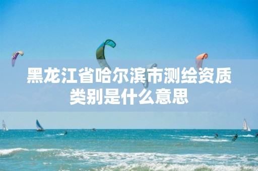 黑龙江省哈尔滨市测绘资质类别是什么意思 黑龙江省哈尔滨市测绘资质类别是什么意思