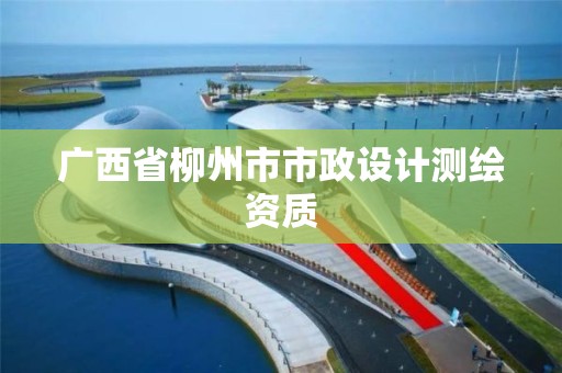广西省柳州市市政设计测绘资质