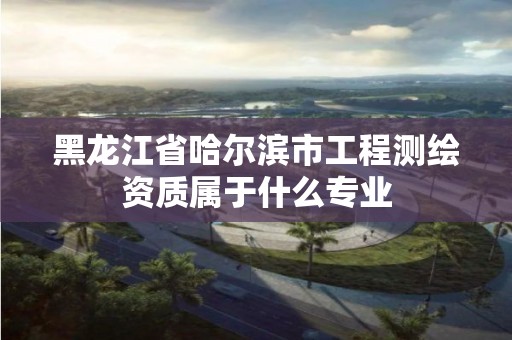 黑龙江省哈尔滨市工程测绘资质属于什么专业
