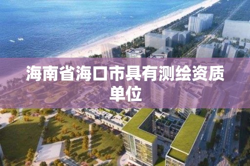 海南省海口市具有测绘资质单位