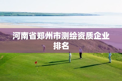 河南省郑州市测绘资质企业排名