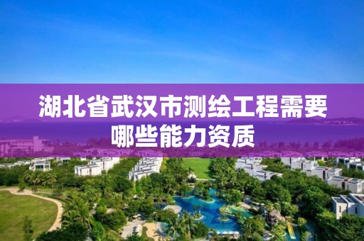 湖北省武汉市测绘工程需要哪些能力资质