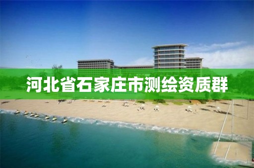 河北省石家庄市测绘资质群
