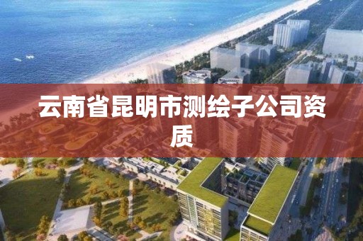 云南省昆明市测绘子公司资质 云南省昆明市测绘子公司资质