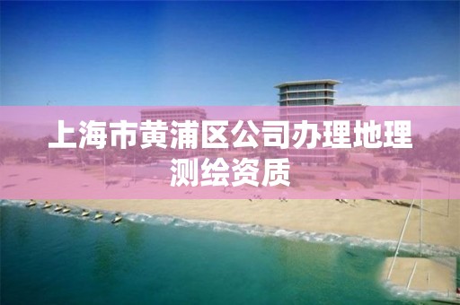 上海市黄浦区公司办理地理测绘资质
