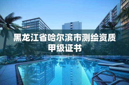 黑龙江省哈尔滨市测绘资质甲级证书 黑龙江省哈尔滨市测绘资质甲级证书