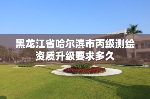 黑龙江省哈尔滨市丙级测绘资质升级要求多久 黑龙江省哈尔滨市丙级测绘资质升级要求多久