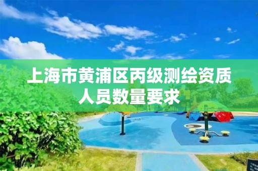 上海市黄浦区丙级测绘资质人员数量要求