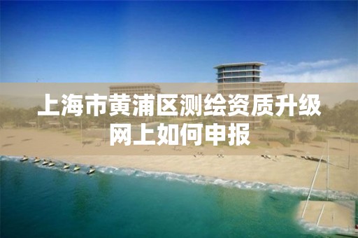 上海市黄浦区测绘资质升级网上如何申报