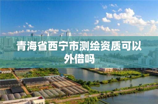 青海省西宁市测绘资质可以外借吗