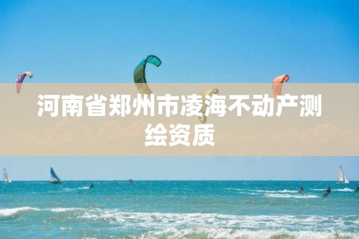 河南省郑州市凌海不动产测绘资质