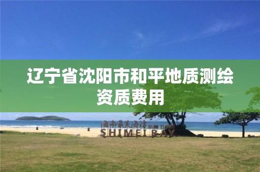 辽宁省沈阳市和平地质测绘资质费用