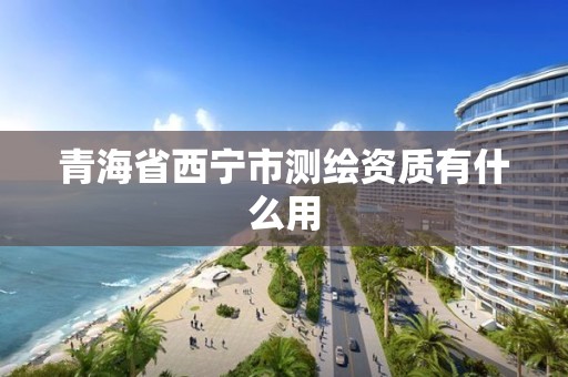 青海省西宁市测绘资质有什么用